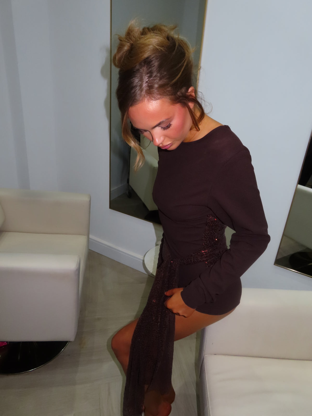 'ESME' Drape playsuit