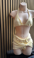 Yellow Three-piece bikini
